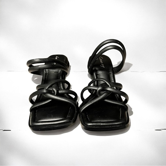 🌻Circus by Sam Edelman Savanna Black Strappy Heeled Sandals – Women's Size 7 - Picture 7 of 10